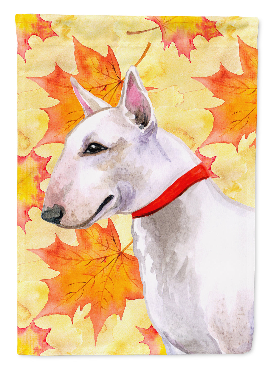 Bull Terrier Fall Flag Canvas House Size BB9954CHF  the-store.com.