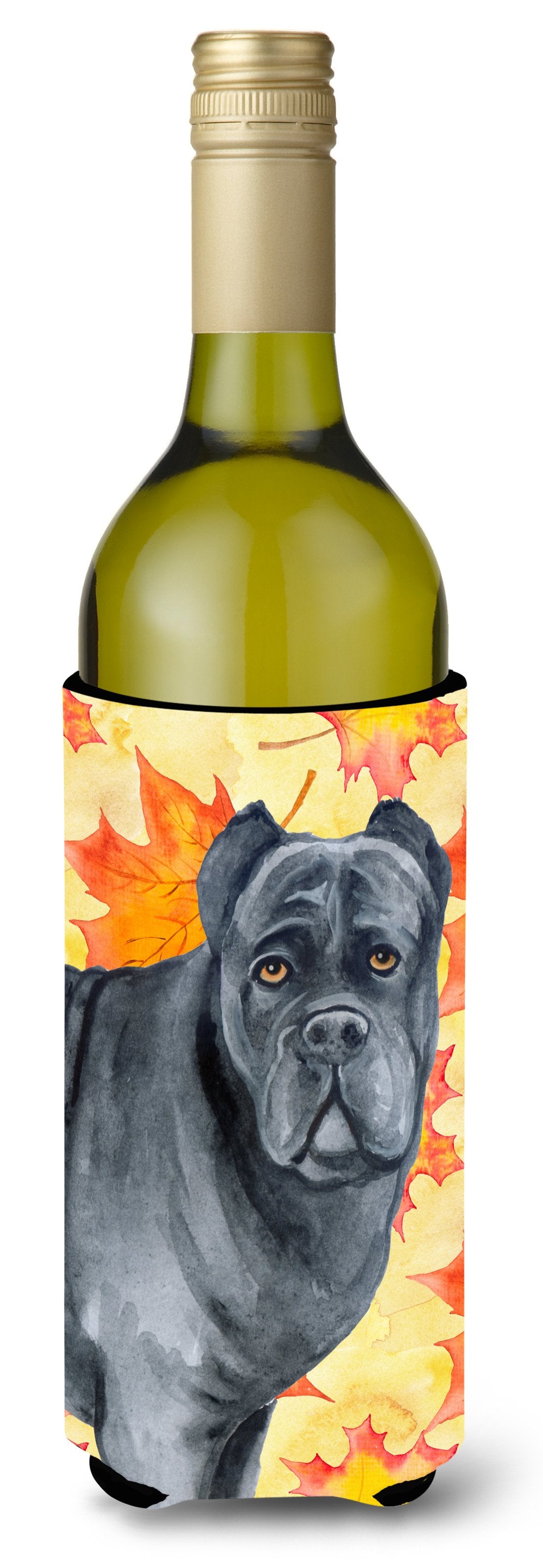 Cane Corso Fall Wine Bottle Beverge Insulator Hugger BB9955LITERK by Caroline's Treasures