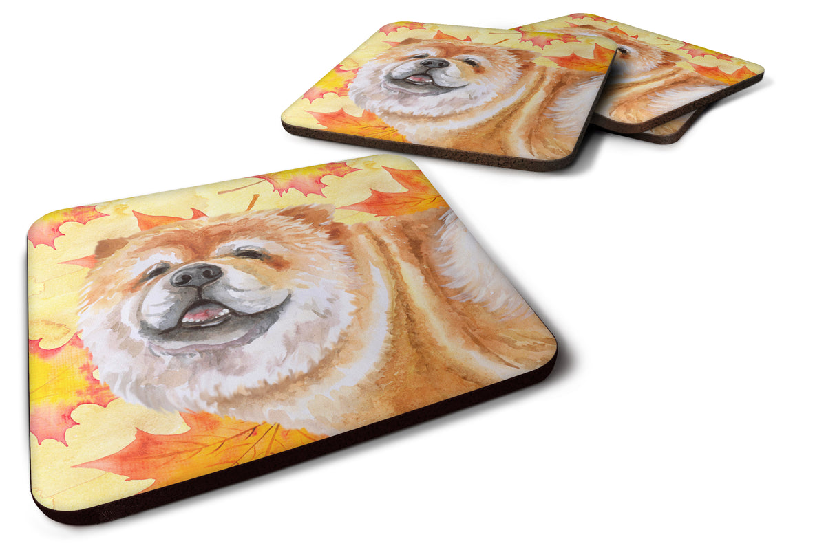 Set of 4 Cane Corso Fall Foam Coasters Set of 4 - the-store.com