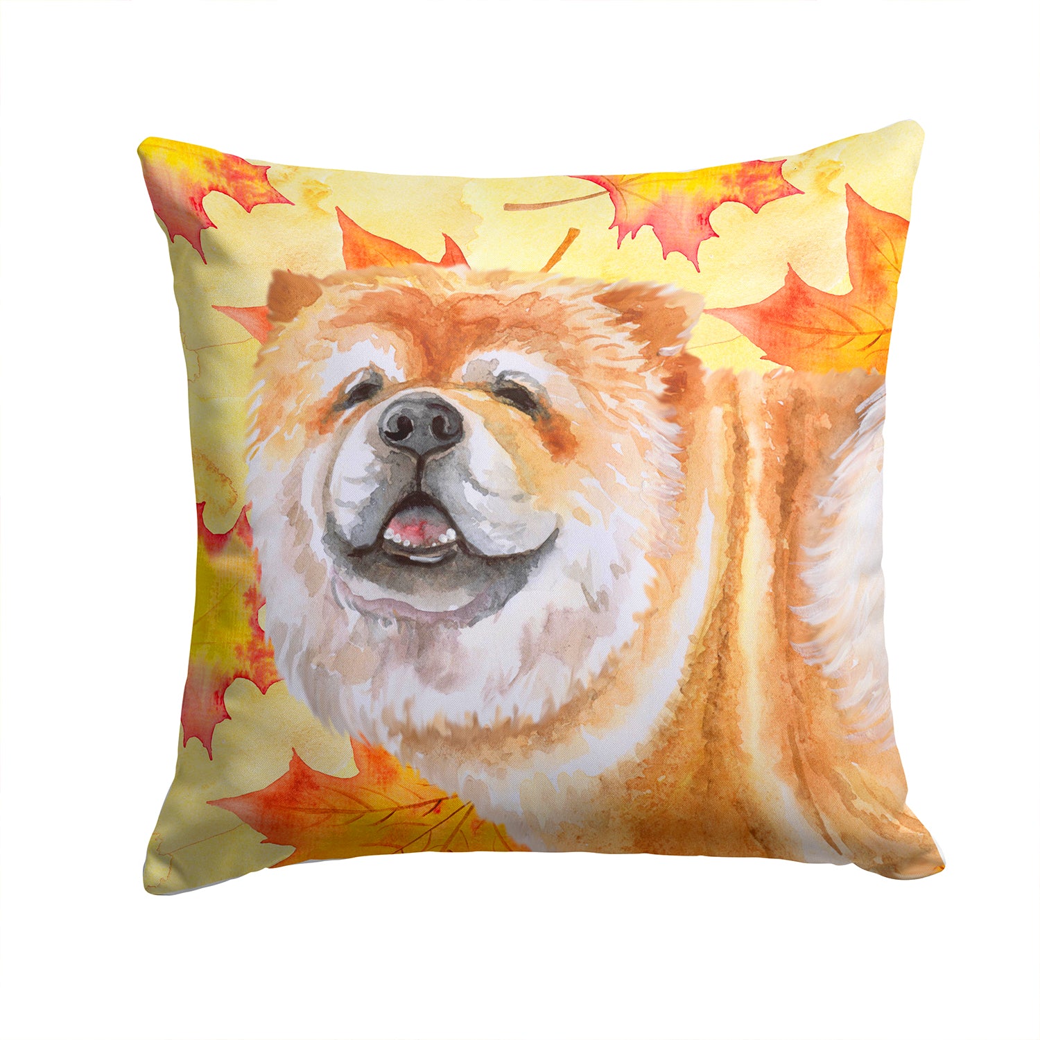 Chow Chow Fall Fabric Decorative Pillow BB9956PW1414 - the-store.com