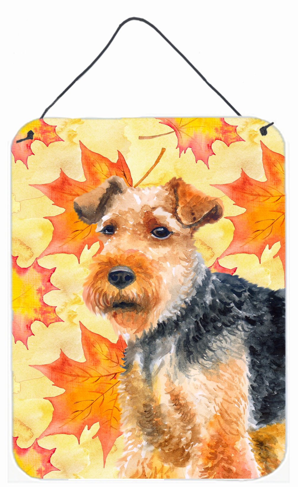 Welsh Terrier Fall Wall or Door Hanging Prints BB9961DS1216 by Caroline's Treasures