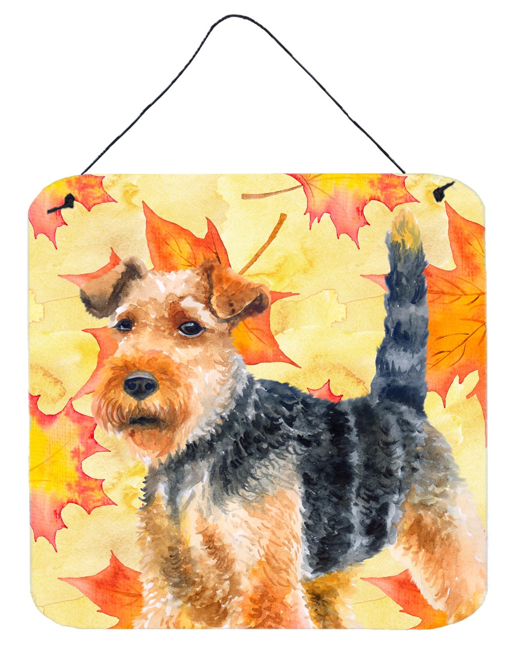 Welsh Terrier Fall Wall or Door Hanging Prints BB9961DS66 by Caroline's Treasures