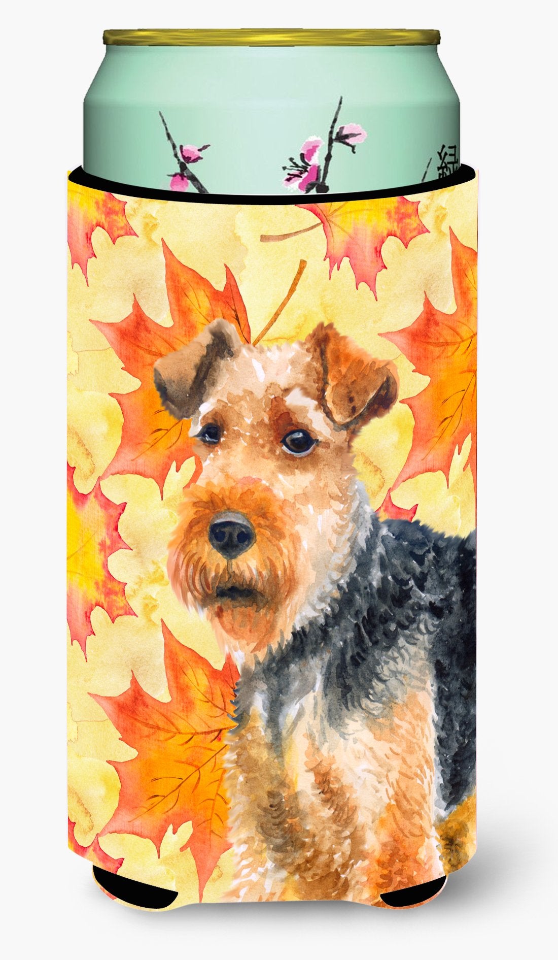 Welsh Terrier Fall Tall Boy Beverage Insulator Hugger BB9961TBC by Caroline's Treasures