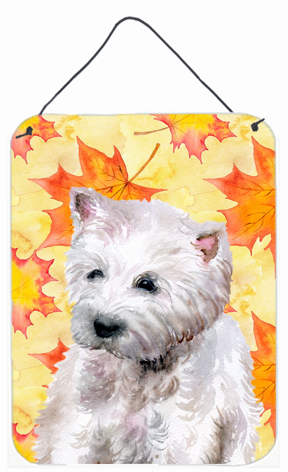 Westie Fall Wall or Door Hanging Prints BB9962DS1216 by Caroline&#39;s Treasures