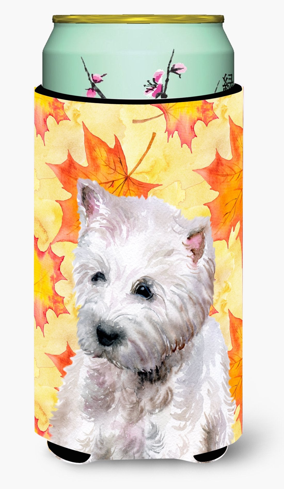 Westie Fall Tall Boy Beverage Insulator Hugger BB9962TBC by Caroline's Treasures