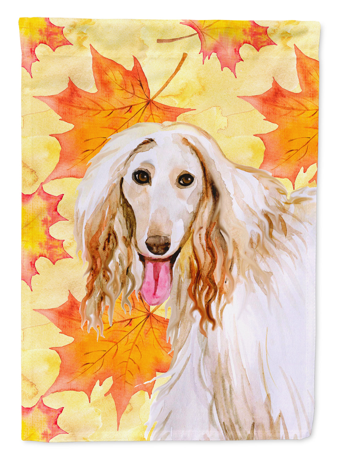 Afghan Hound Fall Flag Garden Size BB9963GF  the-store.com.