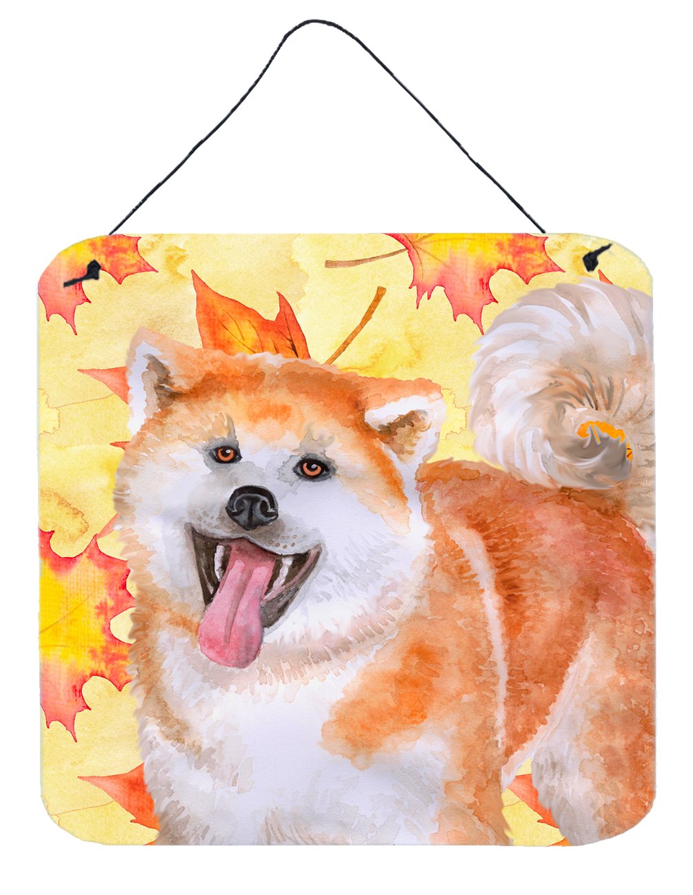 Akita Fall Wall or Door Hanging Prints BB9964DS66 by Caroline's Treasures