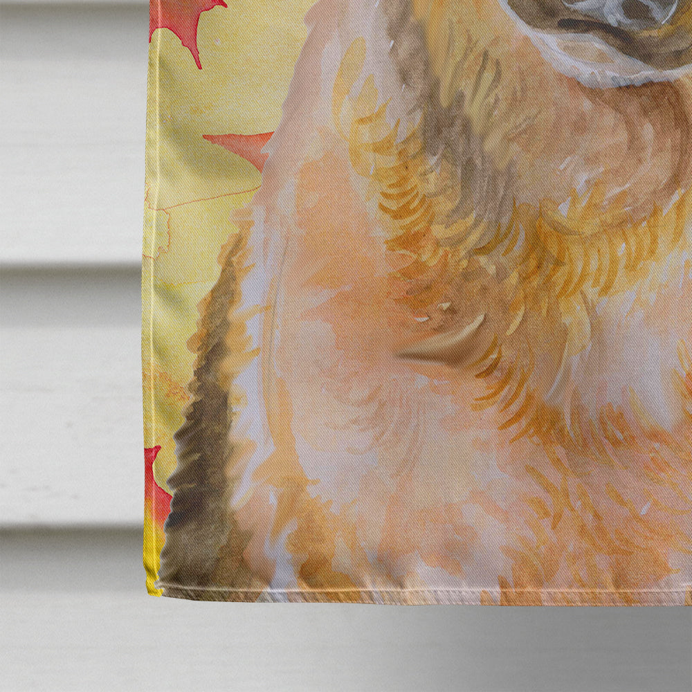 German Shepherd #2 Fall Flag Canvas House Size BB9972CHF  the-store.com.