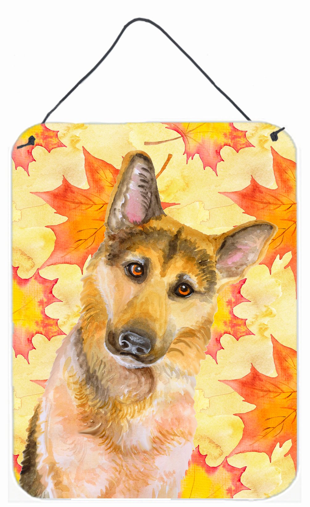 German Shepherd #2 Fall Wall or Door Hanging Prints BB9972DS1216 by Caroline's Treasures