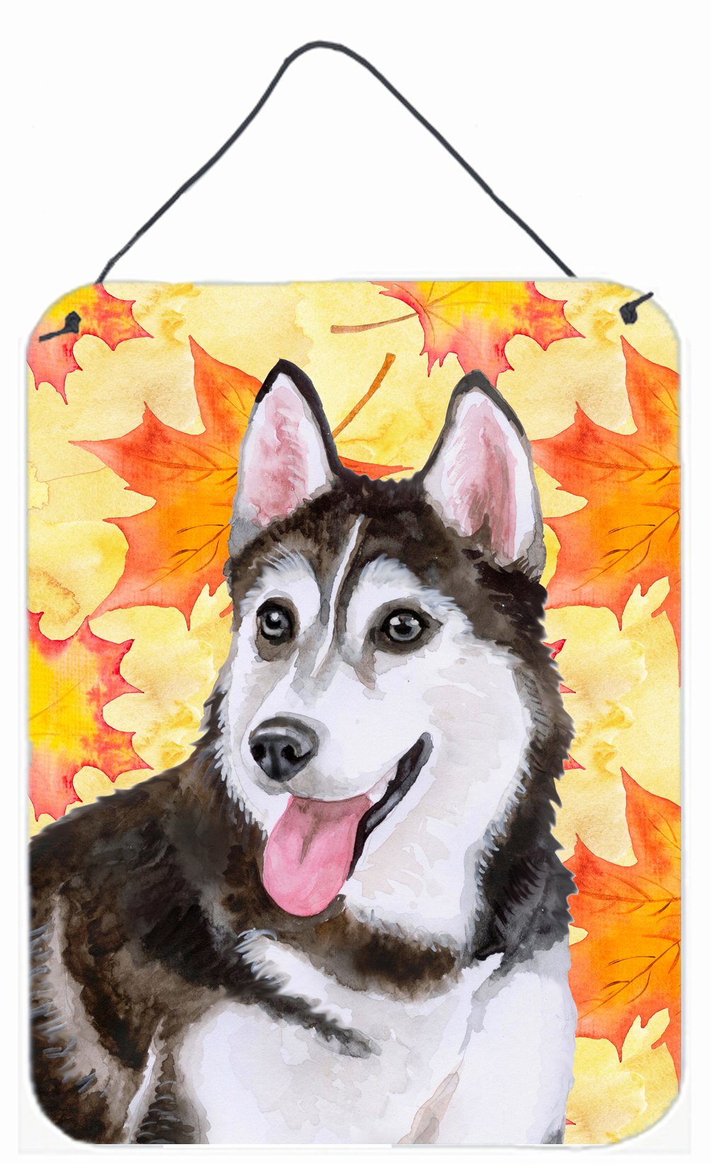 Siberian Husky #2 Fall Wall or Door Hanging Prints BB9973DS1216 by Caroline's Treasures