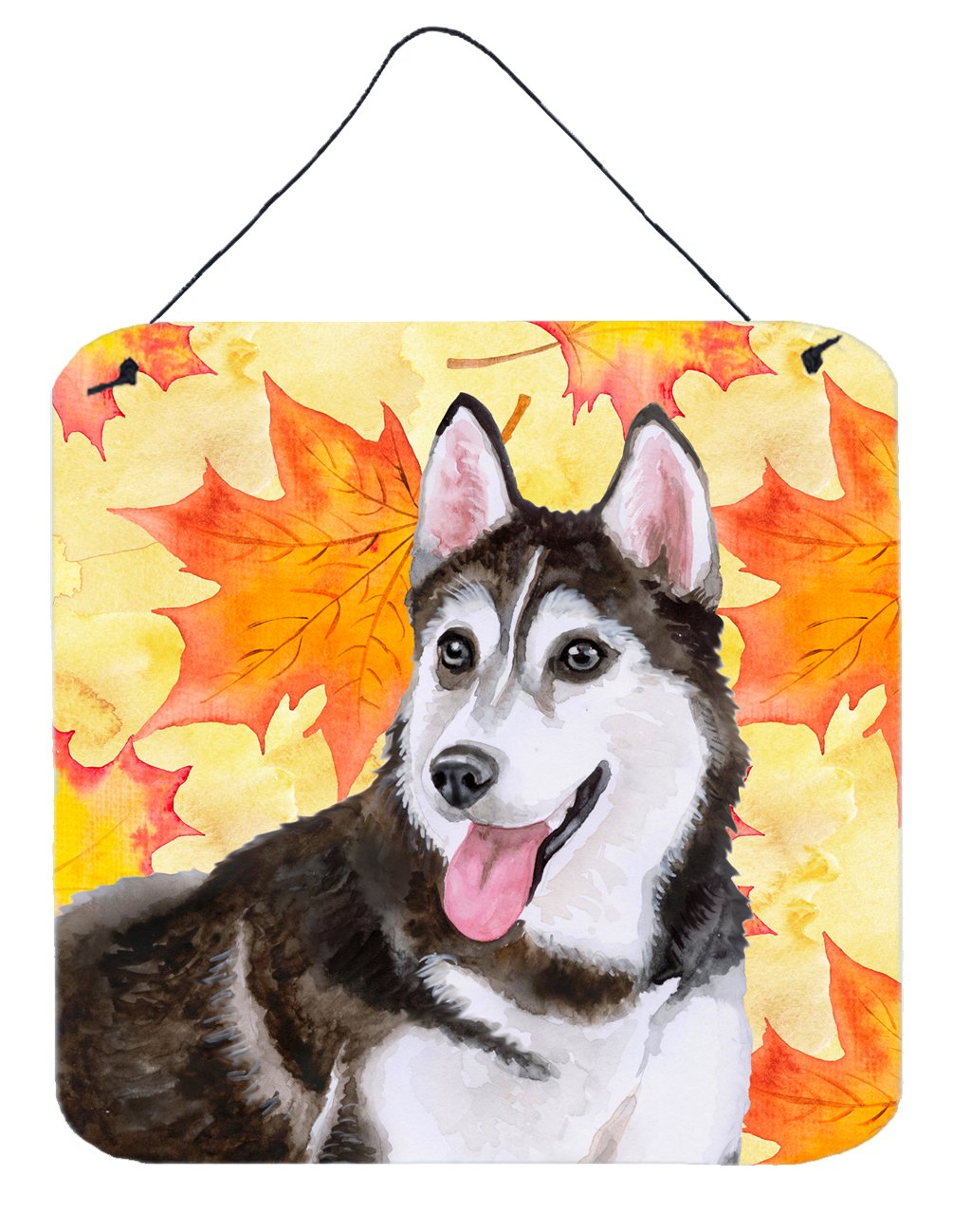 Siberian Husky #2 Fall Wall or Door Hanging Prints BB9973DS66 by Caroline&#39;s Treasures