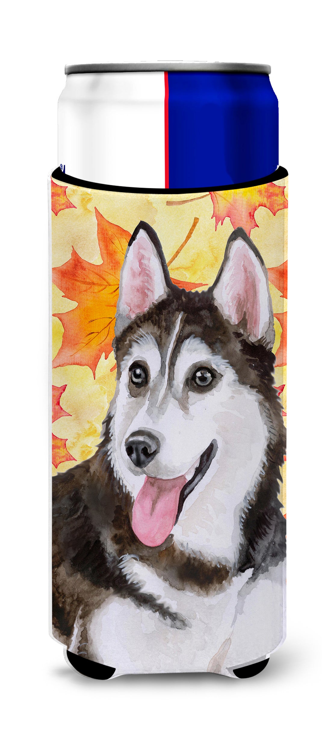 Siberian Husky #2 Fall  Ultra Hugger for slim cans BB9973MUK  the-store.com.