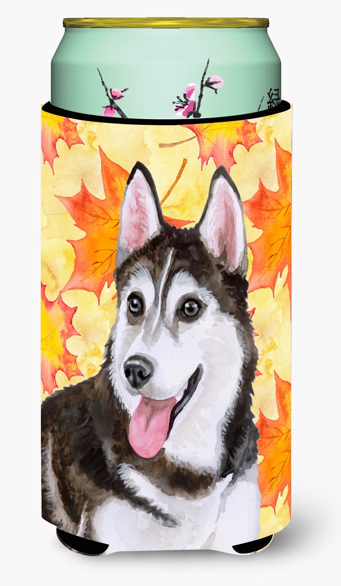 Siberian Husky #2 Fall Tall Boy Beverage Insulator Hugger BB9973TBC by Caroline&#39;s Treasures