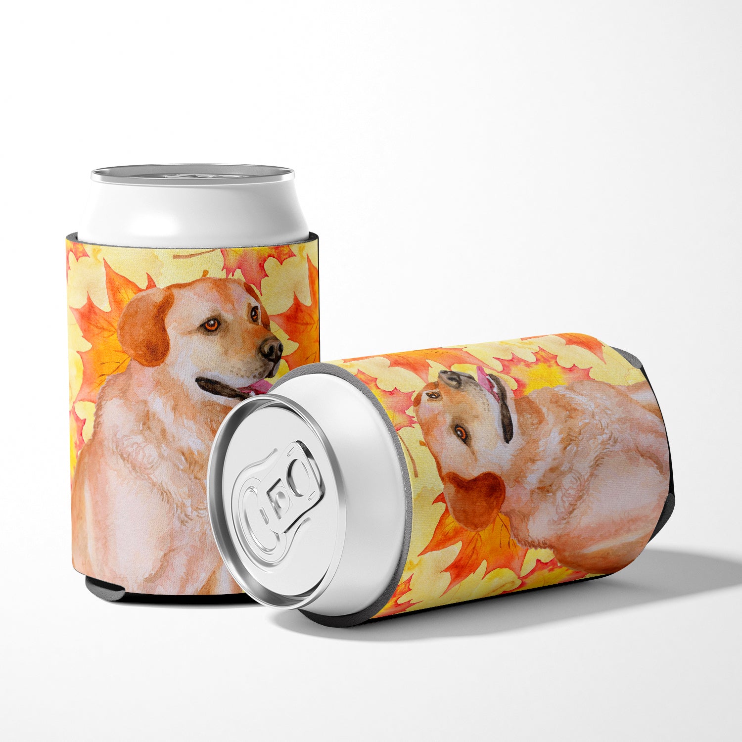 Labrador Retriever Fall Can or Bottle Hugger BB9975CC  the-store.com.