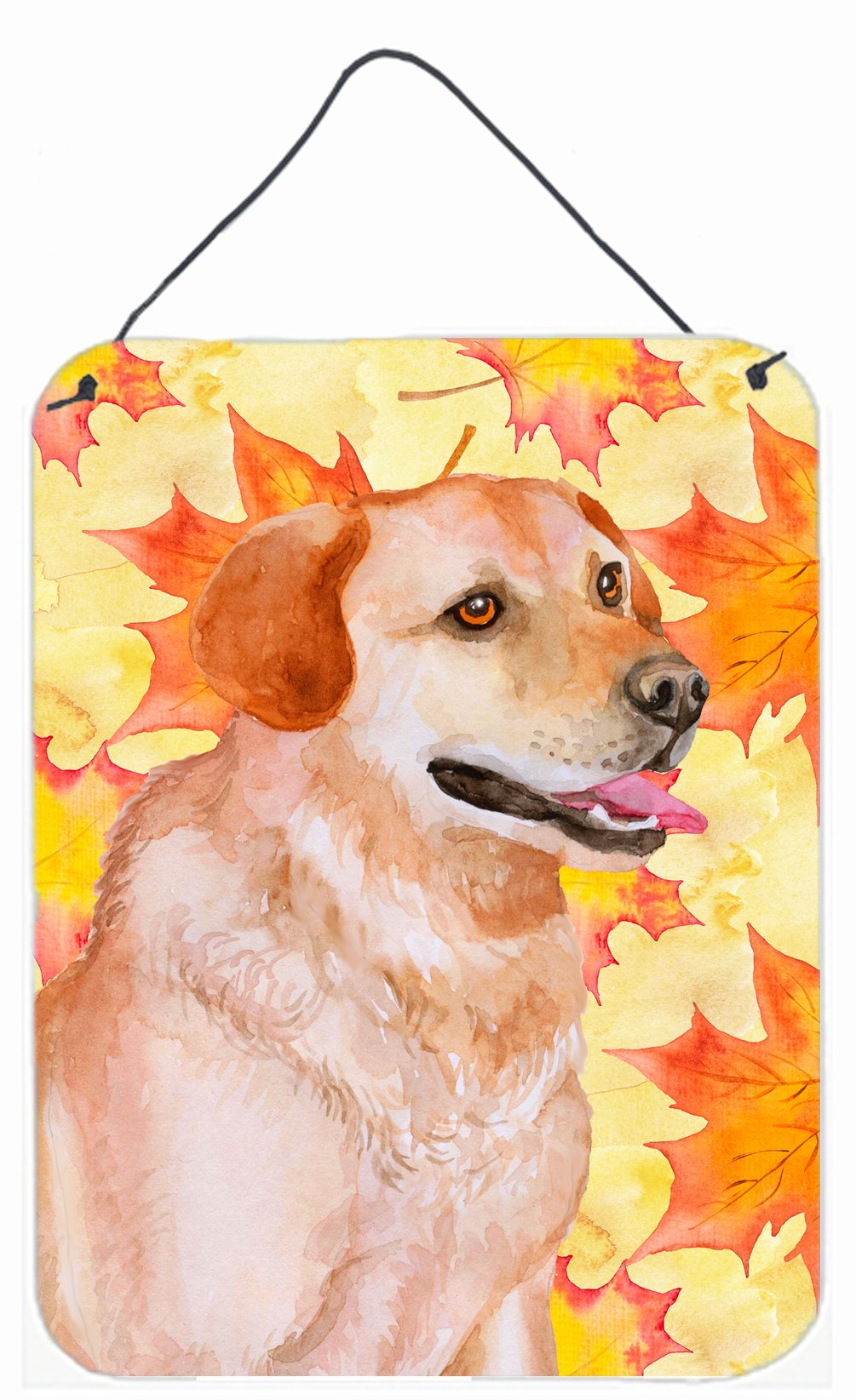 Labrador Retriever Fall Wall or Door Hanging Prints BB9975DS1216 by Caroline's Treasures