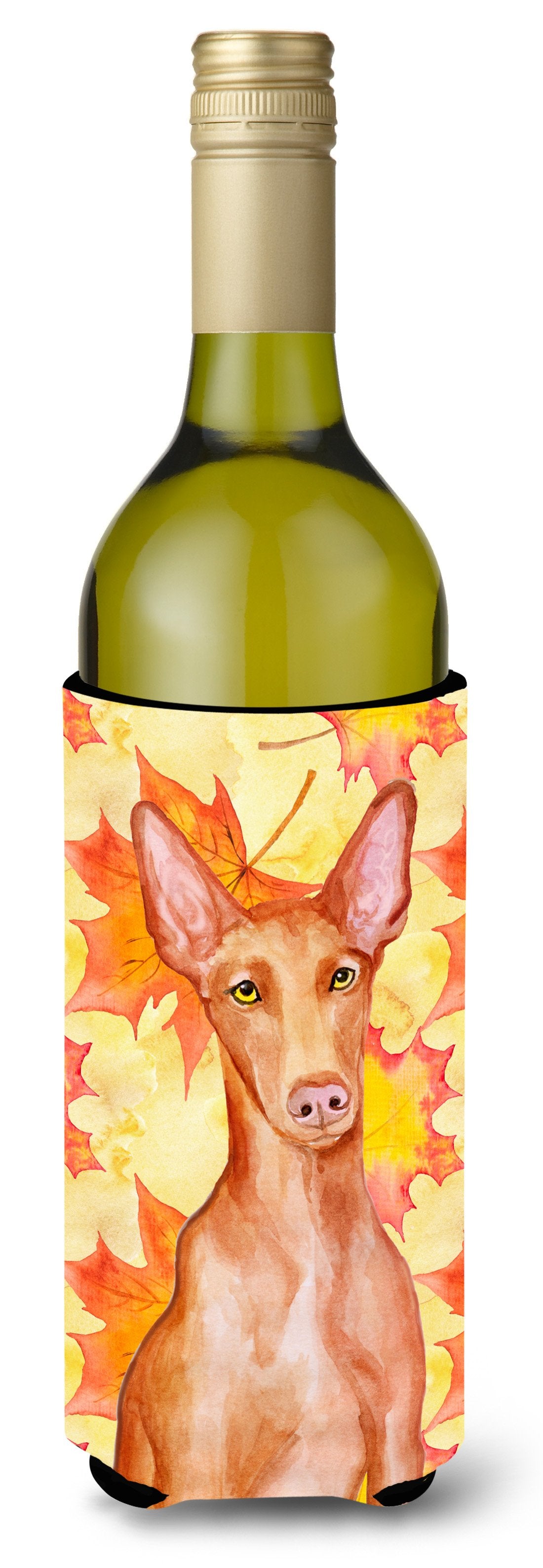 Pharaoh Hound Fall Wine Bottle Beverge Insulator Hugger BB9976LITERK by Caroline's Treasures