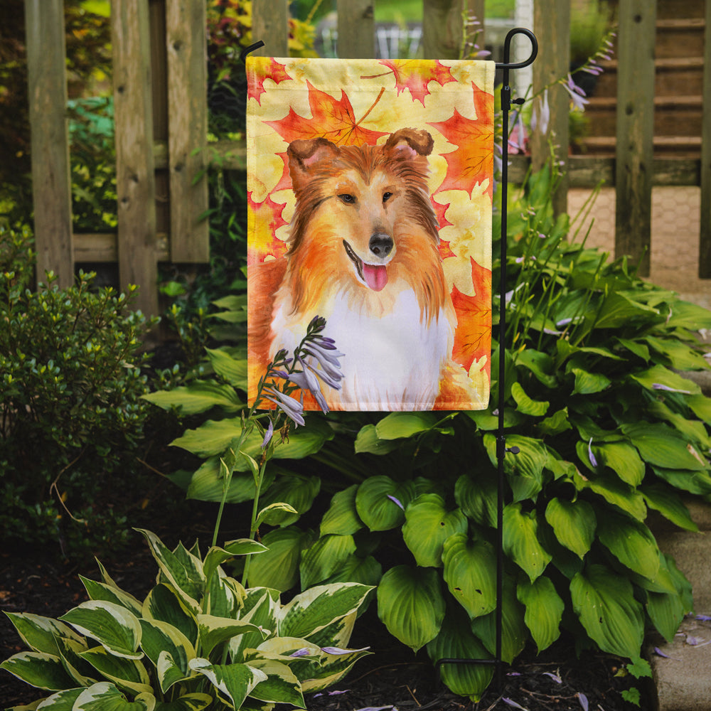 Sheltie Fall Flag Garden Size BB9981GF  the-store.com.