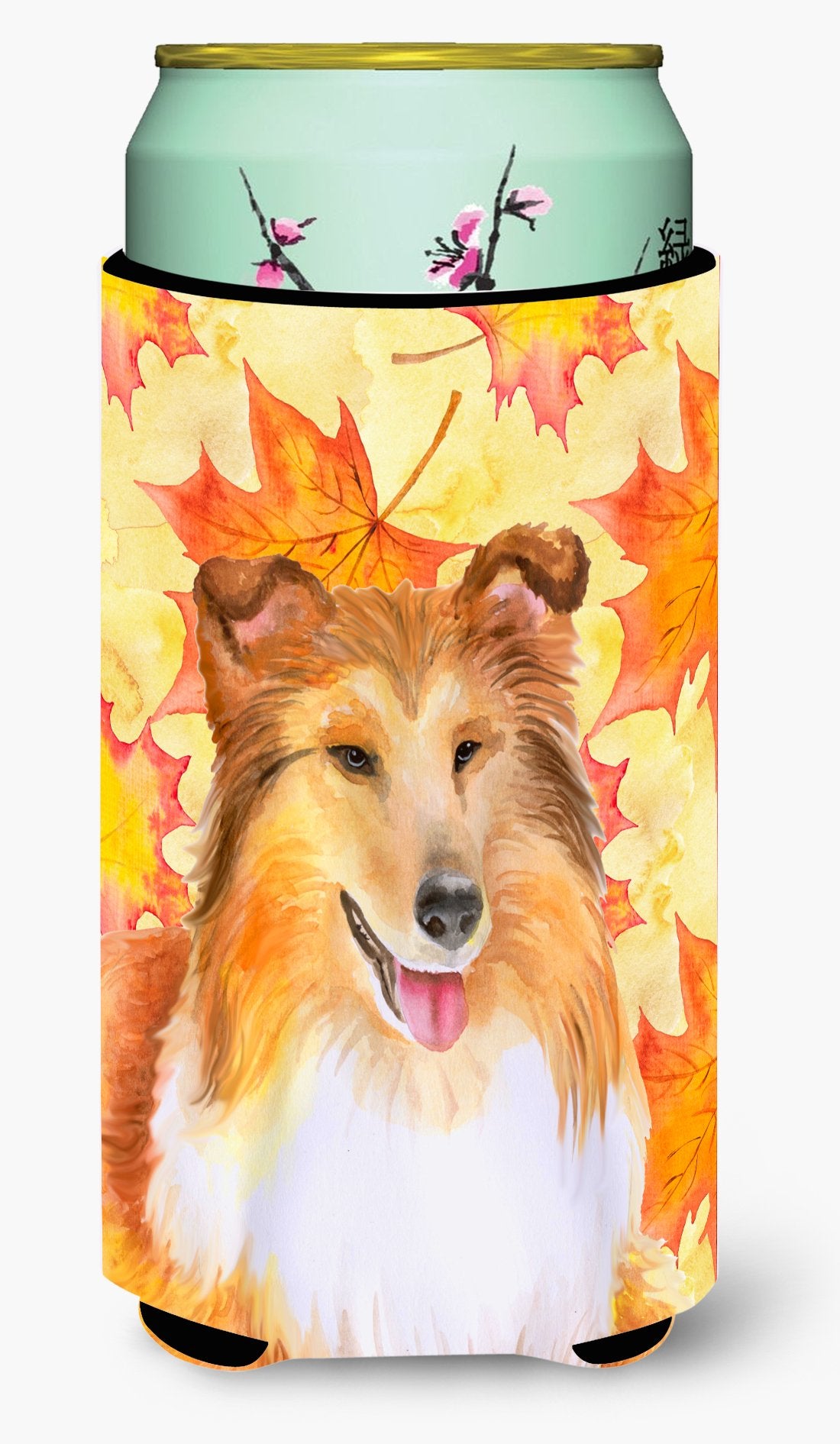 Sheltie Fall Tall Boy Beverage Insulator Hugger BB9981TBC by Caroline's Treasures