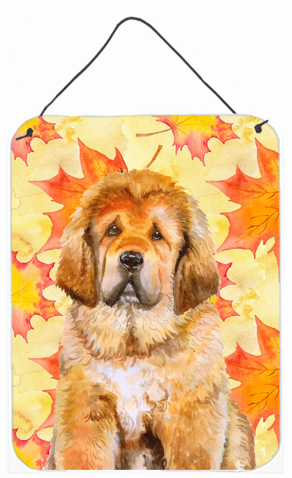 Tibetan Mastiff Fall Wall or Door Hanging Prints BB9982DS1216 by Caroline's Treasures