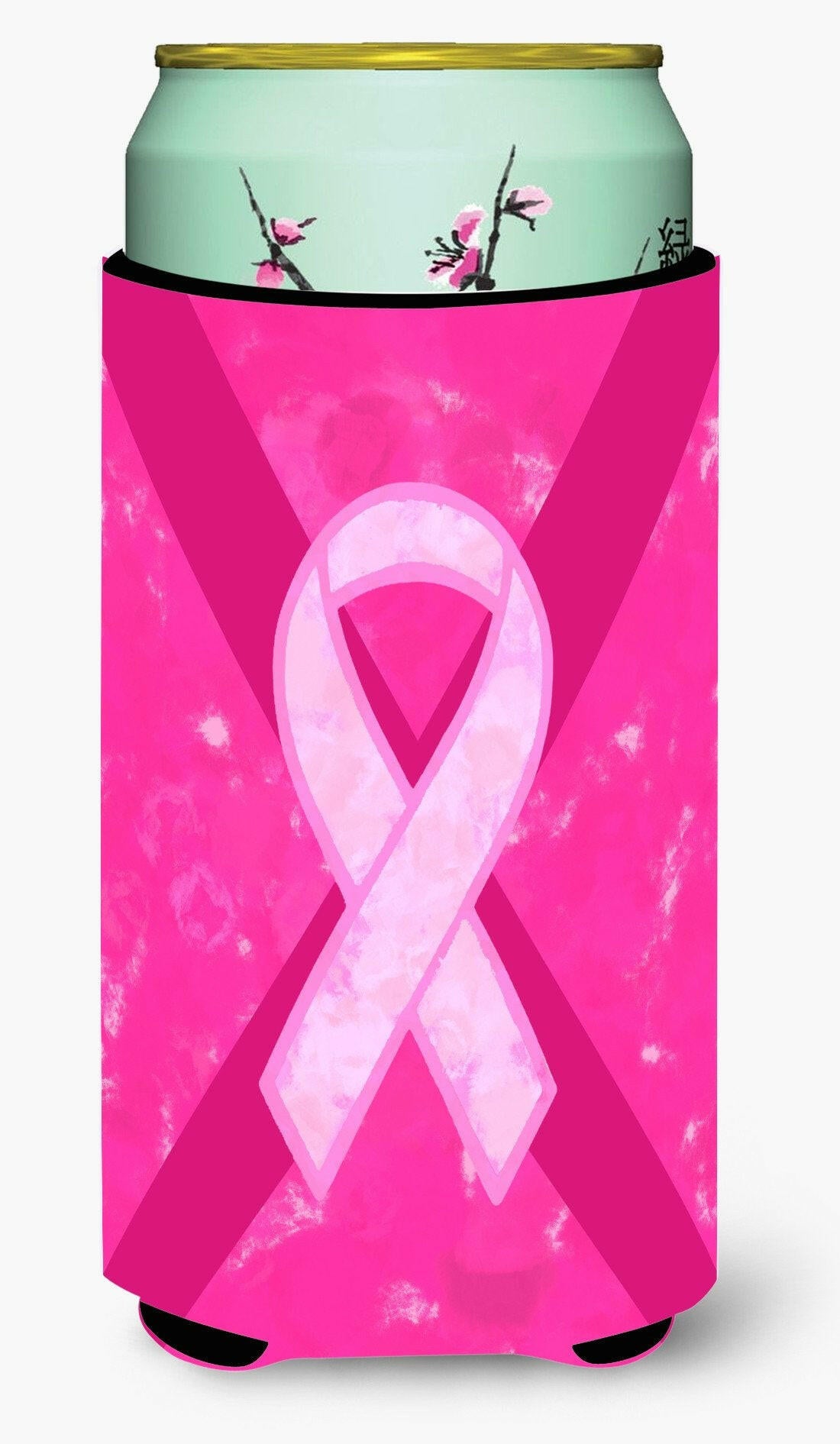 Breast Cancer Battle Flag  Tall Boy Beverage Insulator Beverage Insulator Hugger by Caroline's Treasures