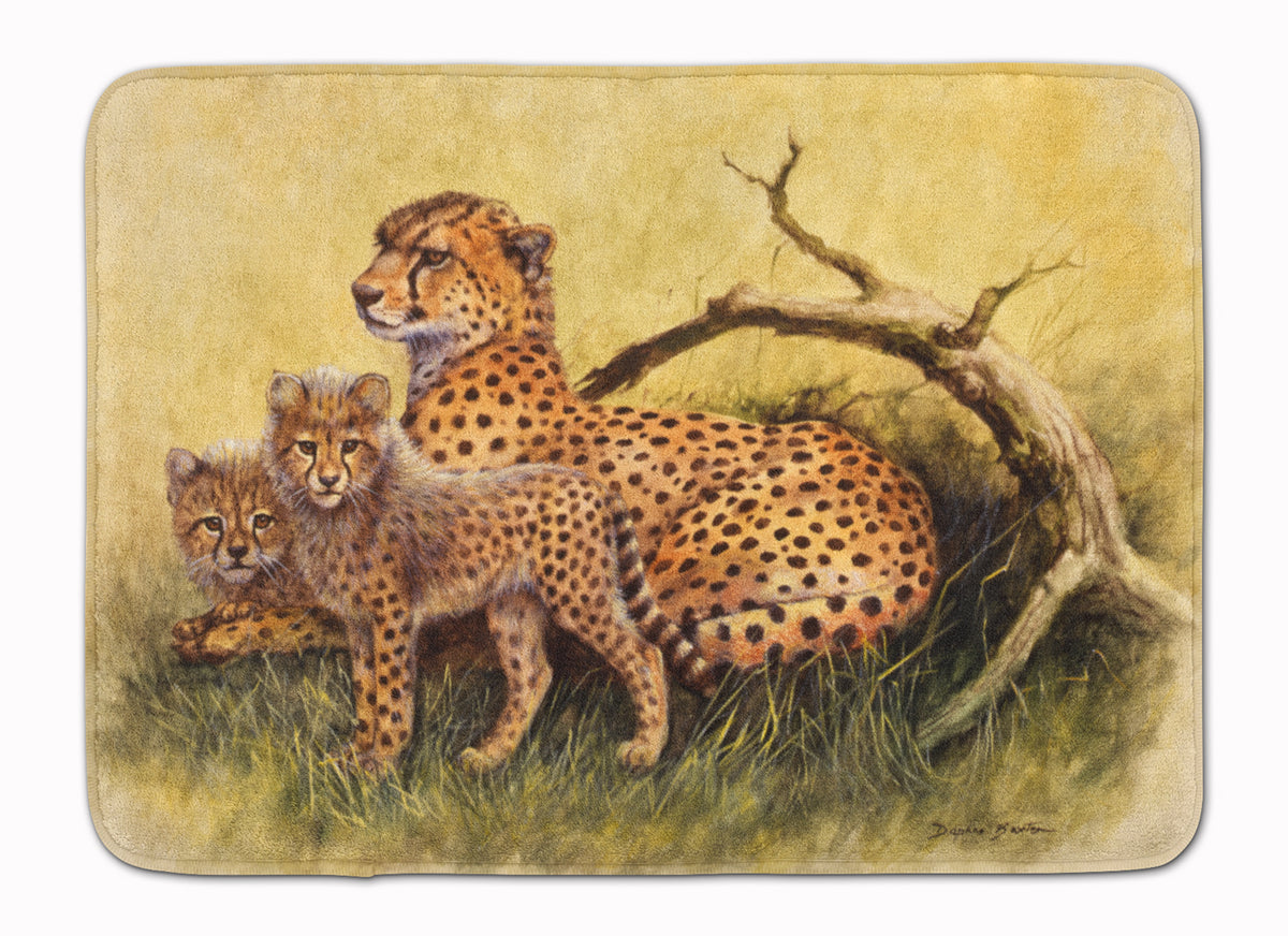 Cheetahs by Daphne Baxter Machine Washable Memory Foam Mat BDBA0113RUG - the-store.com