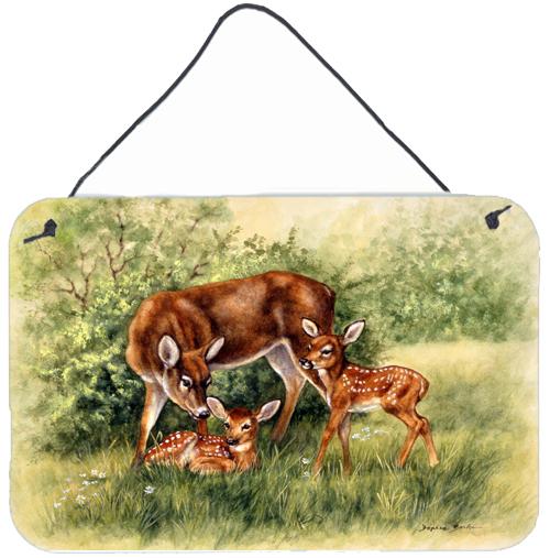 Deer by Daphne Baxter Wall or Door Hanging Prints BDBA0116DS812 by Caroline&#39;s Treasures