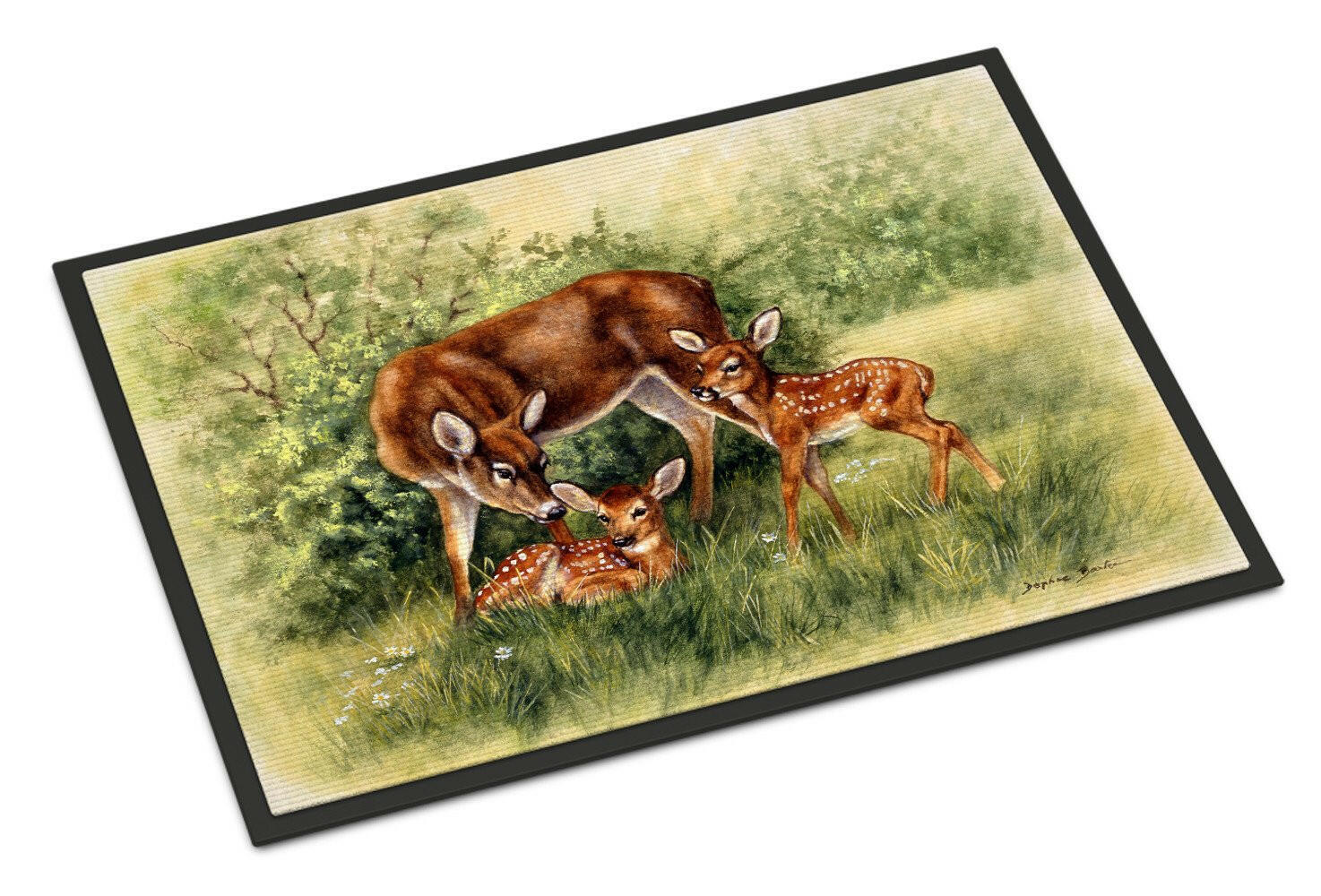 Deer by Daphne Baxter Indoor or Outdoor Mat 24x36 BDBA0116JMAT - the-store.com