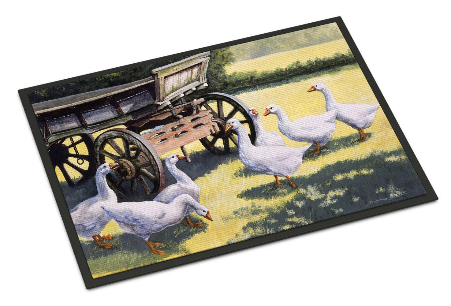 Geese by Daphne Baxter Indoor or Outdoor Mat 18x27 BDBA0234MAT - the-store.com