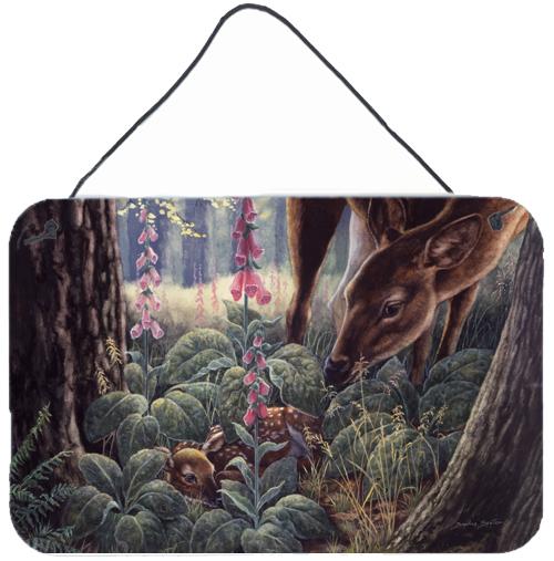 Doe and Fawn Deer Wall or Door Hanging Prints by Caroline&#39;s Treasures