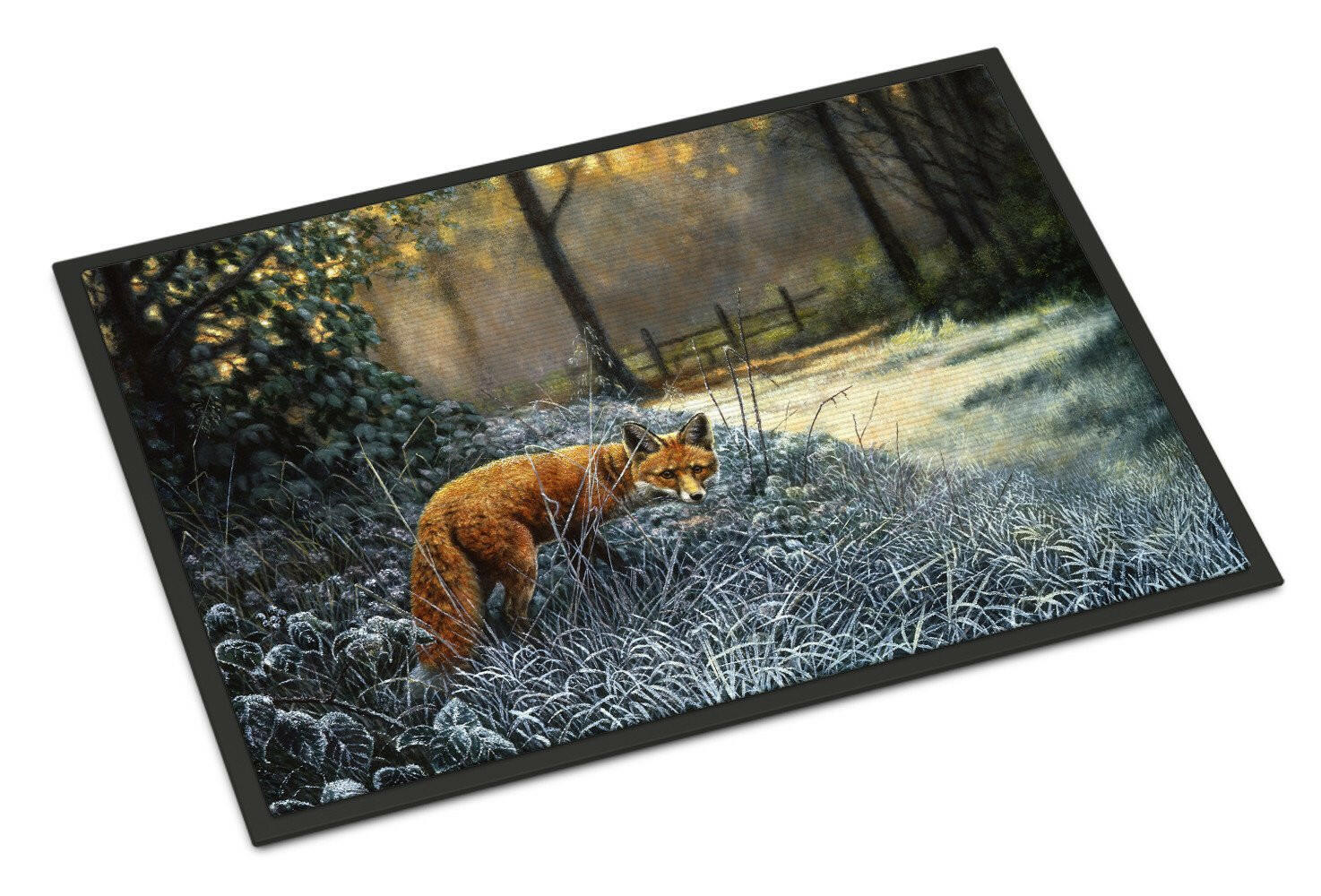 Fox on the Hunt Indoor or Outdoor Mat 24x36 BDBA0347JMAT - the-store.com