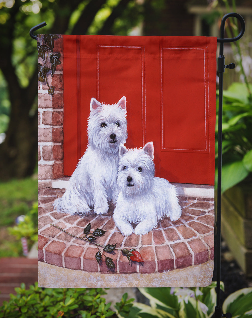 Red Door Westies Flag Garden Size BDBA0348GF.