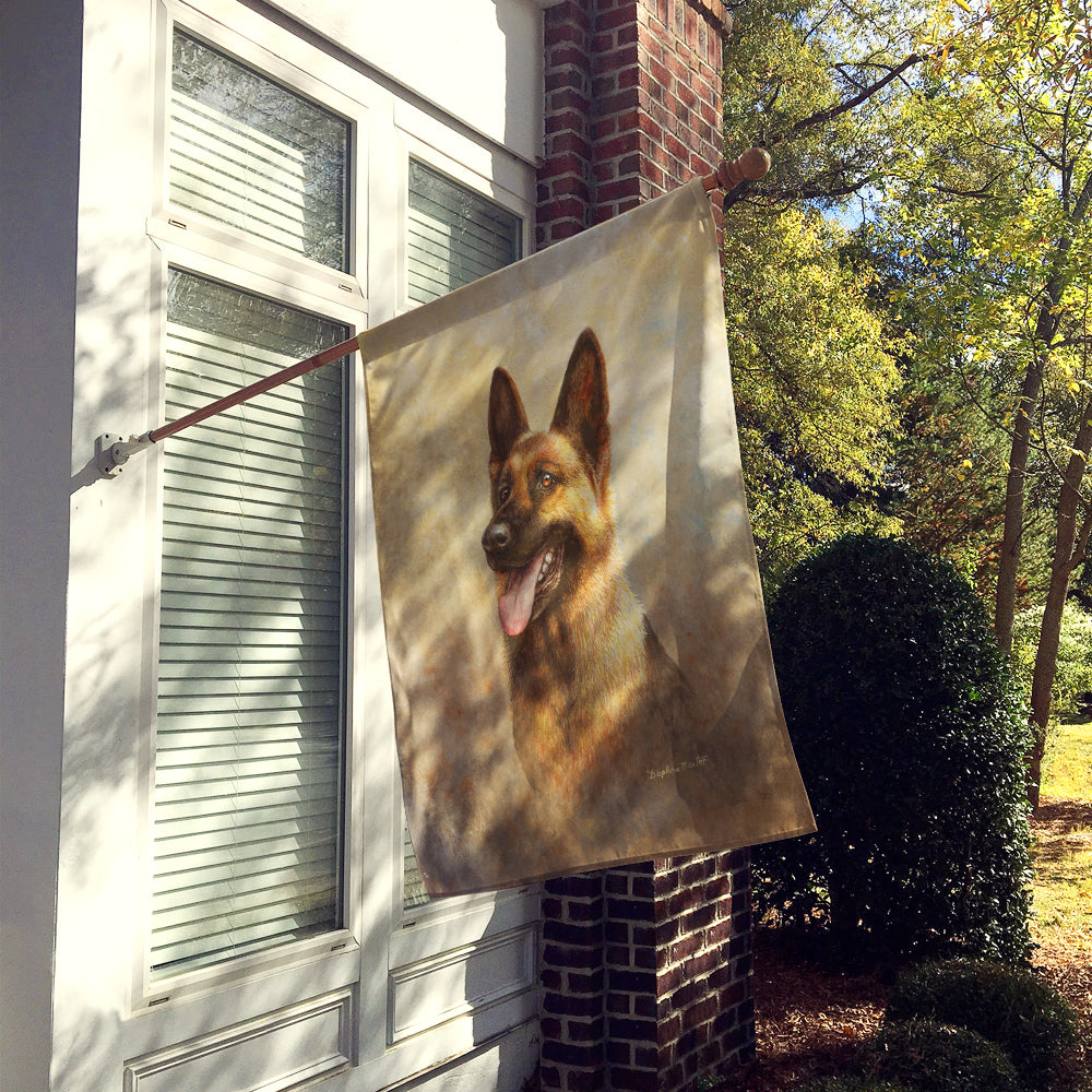 Alsatian German Shepherd Flag Canvas House Size BDBA0464CHF  the-store.com.