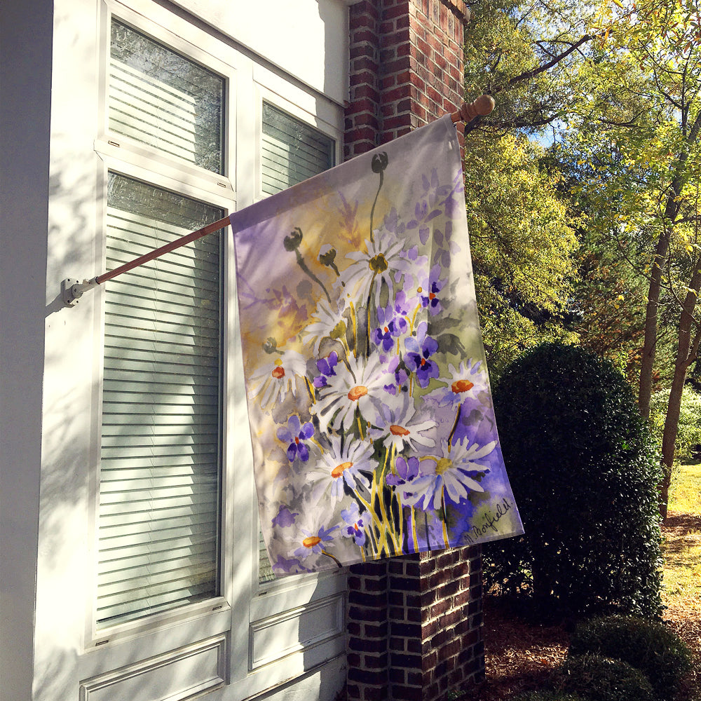 Daisies by Maureen Bonfield Flag Canvas House Size BMBO0115CHF  the-store.com.