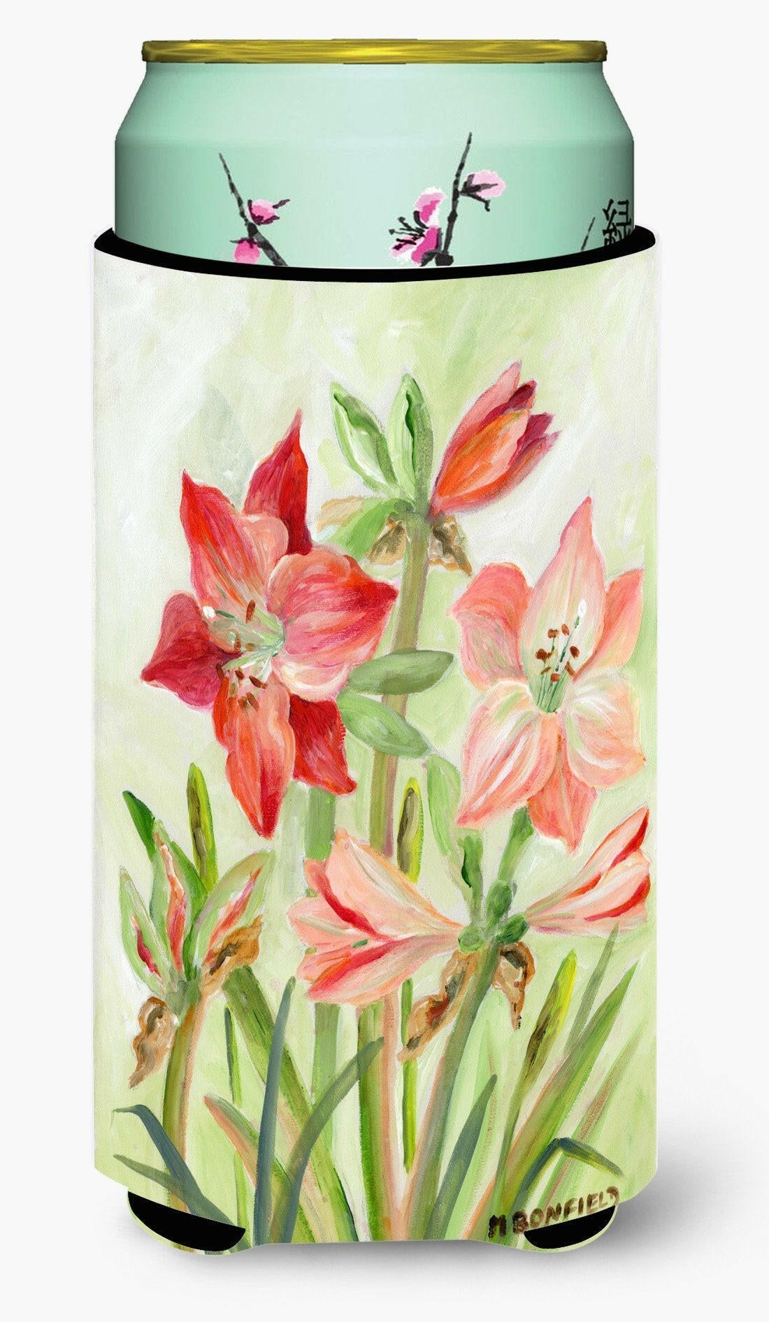 Lillies II by Maureen Bonfield Tall Boy Beverage Insulator Hugger BMBO1373TBC by Caroline's Treasures