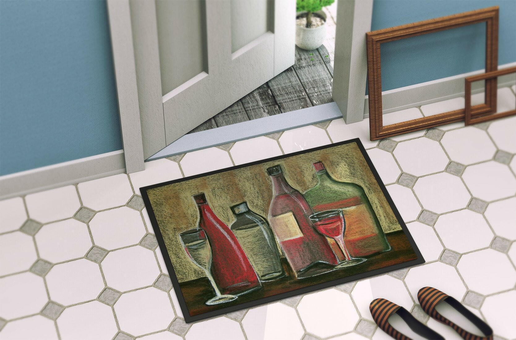 Wine by Tiffany Budd Indoor or Outdoor Mat 24x36 BTBU0168JMAT - the-store.com