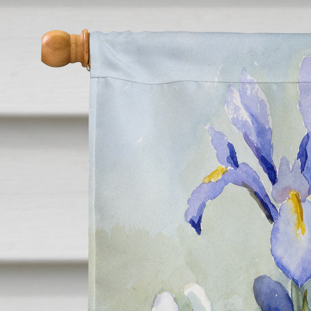 Iris by Bettie Cheesman Flag Canvas House Size CBC0033CHF  the-store.com.