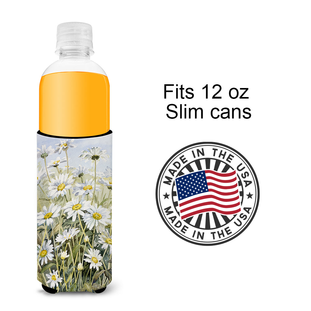 Daisies by Bettie Cheesman Ultra Beverage Insulators for slim cans CBC0043MUK  the-store.com.