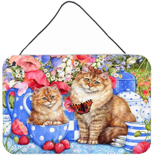 Blue Cats Wall or Door Hanging Prints by Caroline&#39;s Treasures