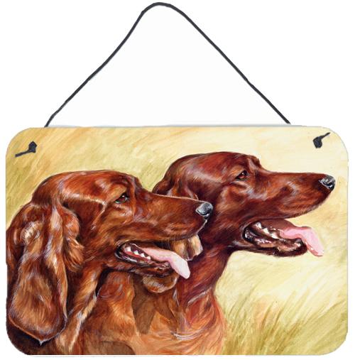 Irish Setters Wall or Door Hanging Prints CDCO0225DS812 by Caroline&#39;s Treasures