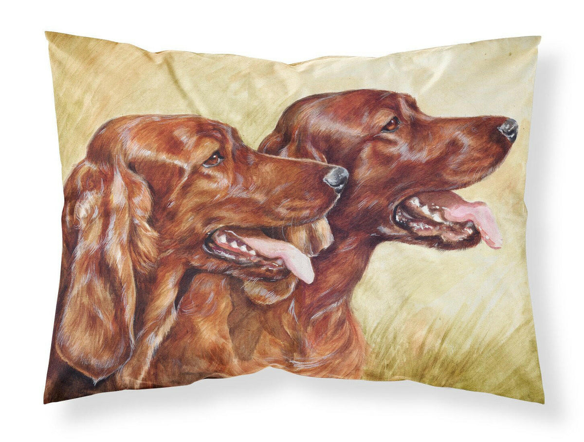 Irish Setters Fabric Standard Pillowcase CDCO0225PILLOWCASE by Caroline&#39;s Treasures