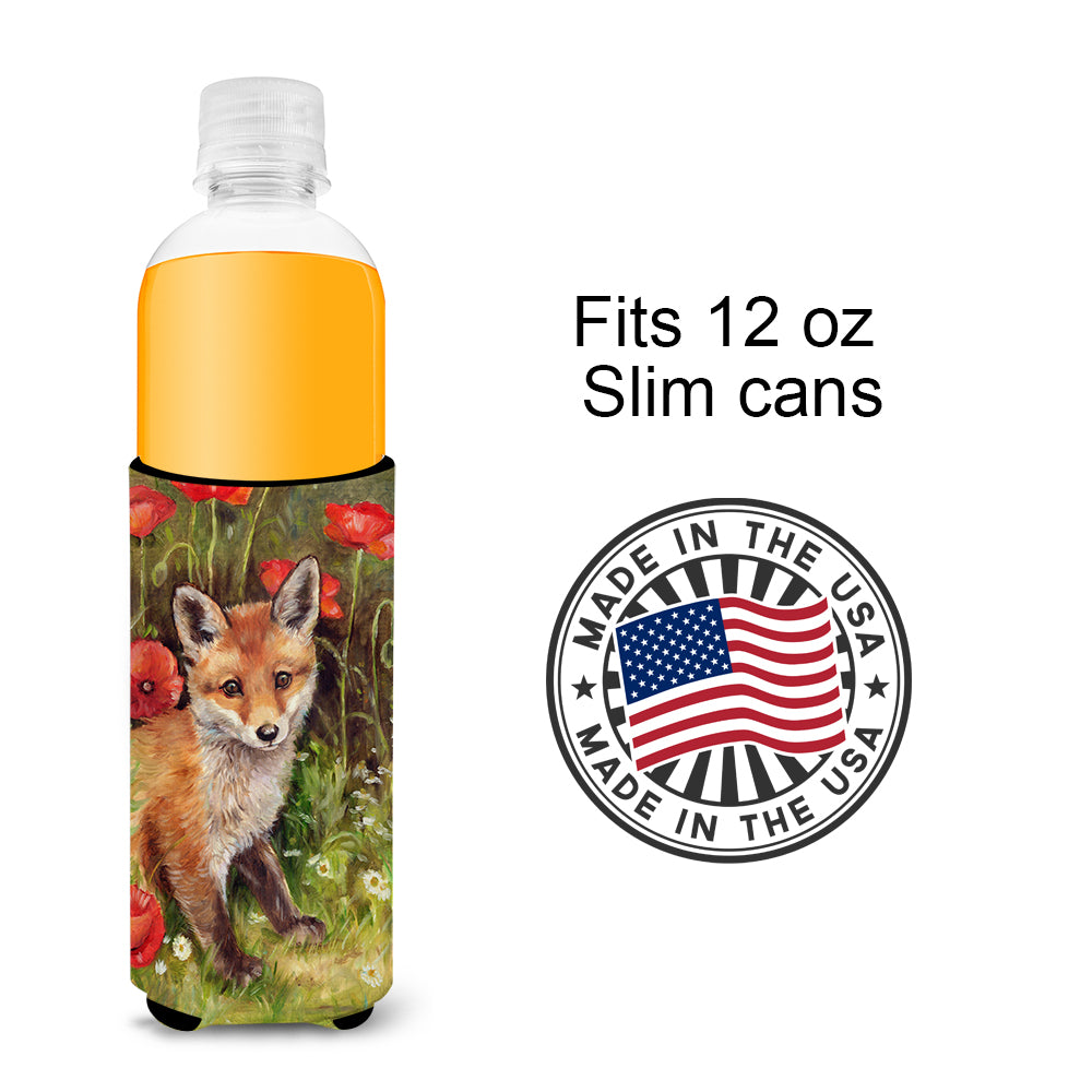 Fox Cub by Debbie Cook Ultra Beverage Insulators for slim cans CDCO0226MUK  the-store.com.