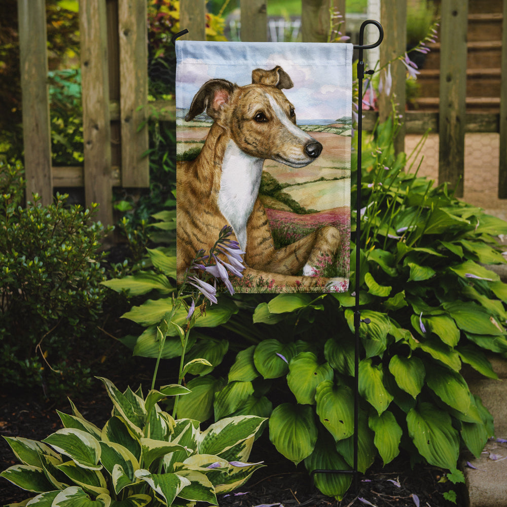 Lurcher by Debbie Cook Flag Garden Size CDCO0385GF.