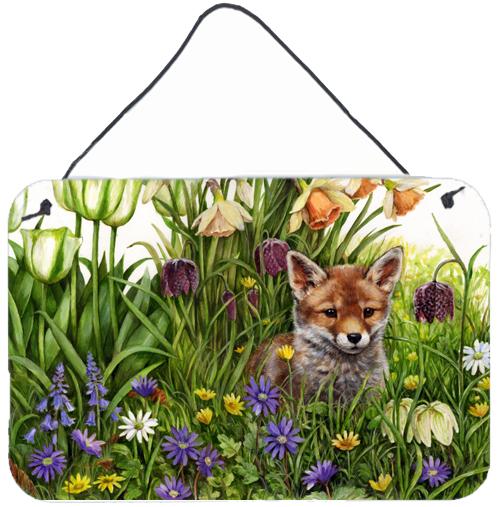 April Fox by Debbie Cook Wall or Door Hanging Prints CDCO0464DS812 by Caroline&#39;s Treasures