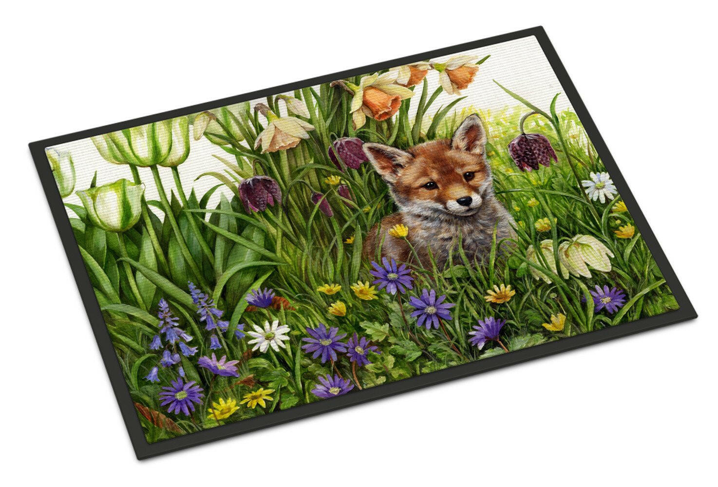 April Fox by Debbie Cook Indoor or Outdoor Mat 18x27 CDCO0464MAT - the-store.com