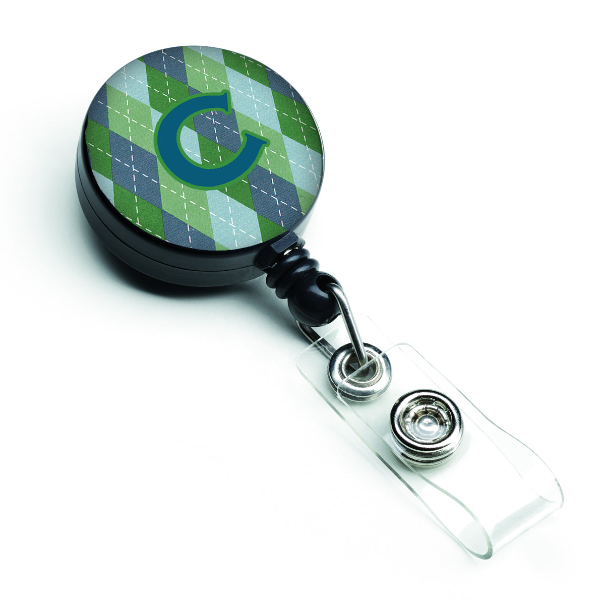 Monogram - Initial C Blue Argoyle  Retractable Badge Reel CJ1020-CBR  the-store.com.