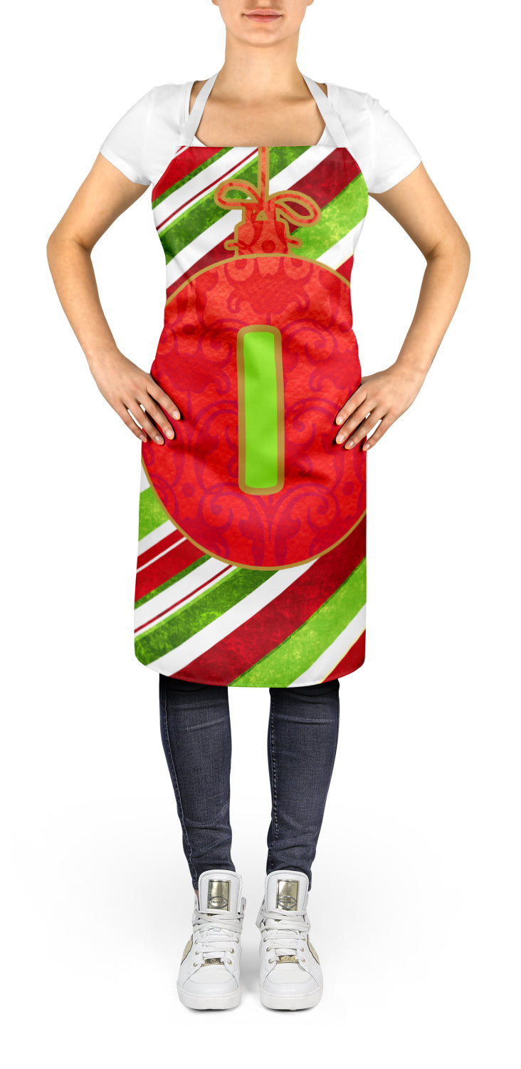 Christmas Oranment Holiday Initial Letter I Apron CJ1039-IAPRON - the-store.com