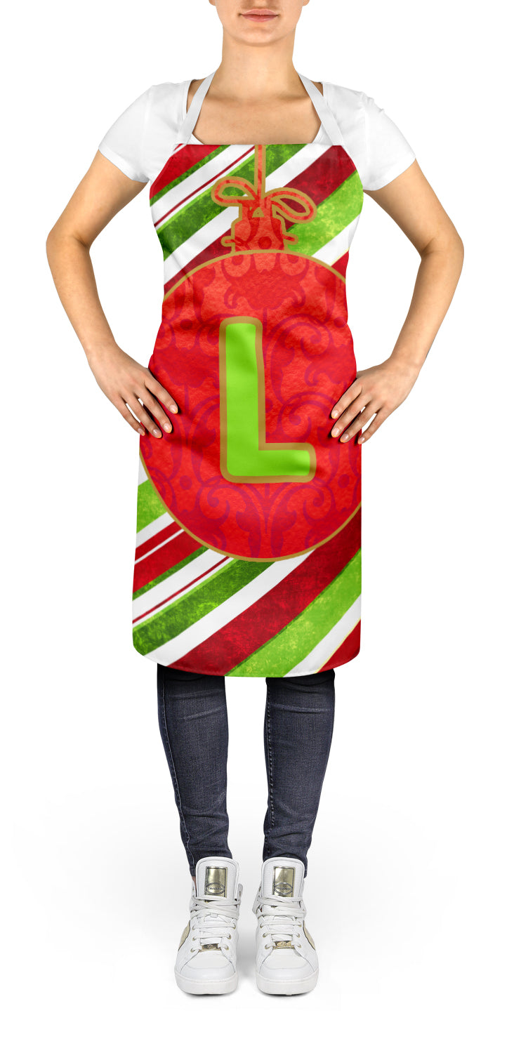 Christmas Oranment Holiday Initial Letter L Apron CJ1039-LAPRON - the-store.com