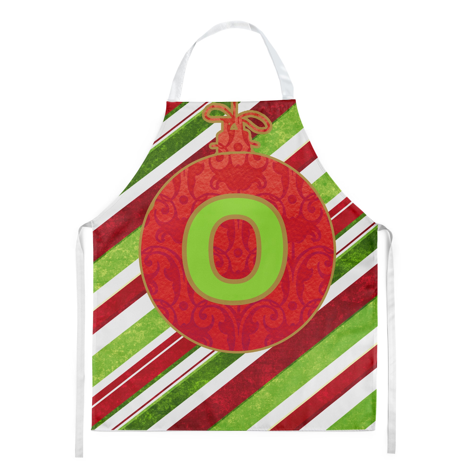 Christmas Oranment Holiday Initial Letter O Apron CJ1039-OAPRON - the-store.com