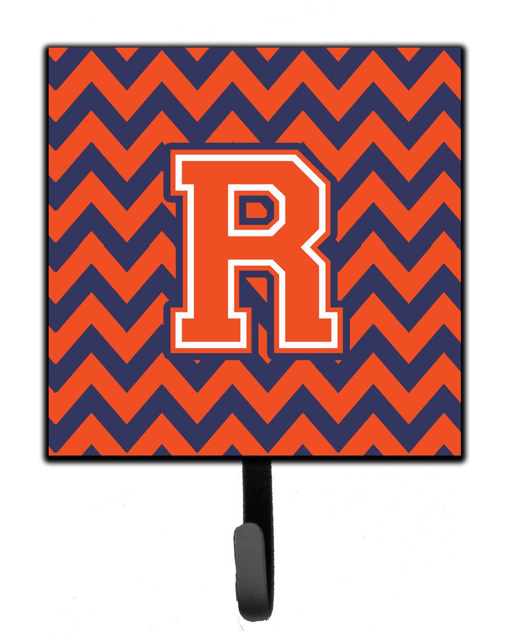 Letter R Chevron Orange and Blue Leash or Key Holder CJ1042-RSH4 by Caroline's Treasures