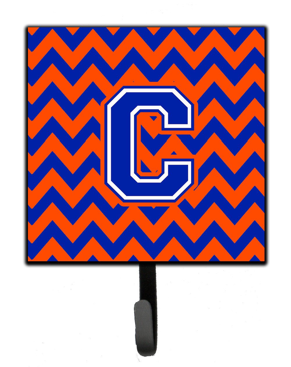 Letter C Chevron Orange and Blue Leash or Key Holder CJ1044-CSH4 by Caroline's Treasures